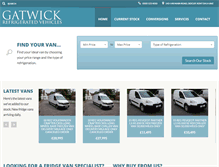 Tablet Screenshot of gatwickrefrigeratedvans.co.uk